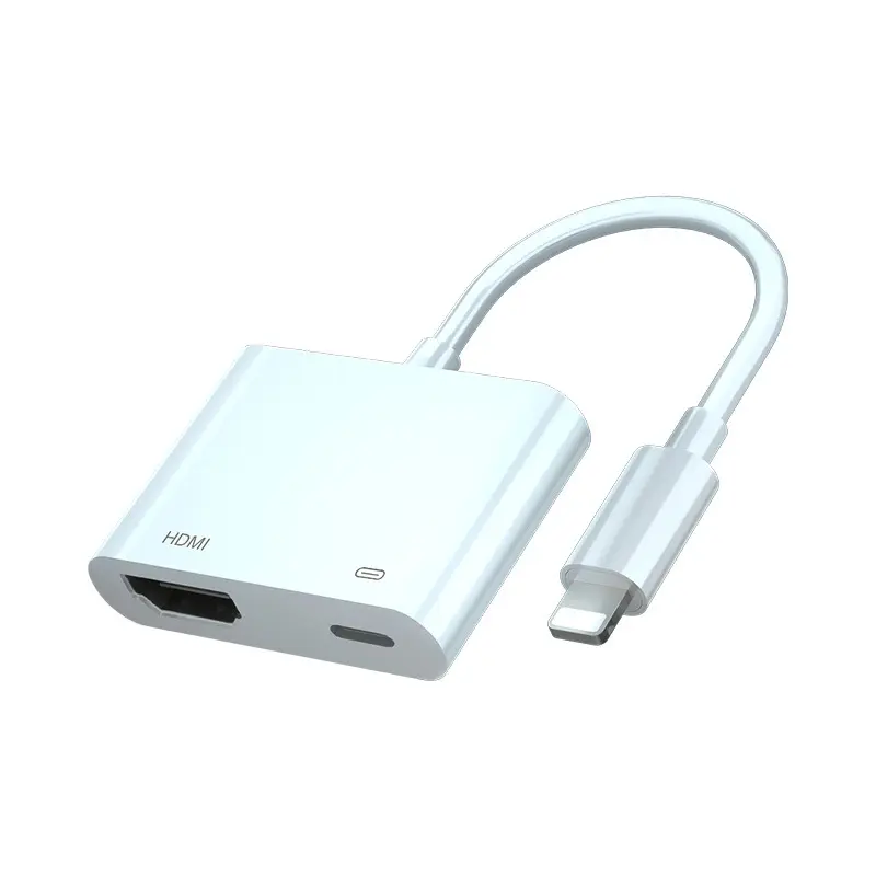 Convient pour Apple Lightning vers HDMI convertisseur téléphone mobile 1080p écran de projection vidéo haute définition TV co écran dispositif