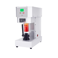 Scellant de bouteille de boisson Offre Spéciale Machine de fermeture de boîte de 55mm Machine de scellage de boîte de conserve semi-automatique avec porte-gobelet