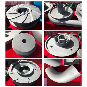 Tùy chỉnh phản ứng công nghiệp ngoại quan gốm silicon carbide SIC sisic Cánh QuạT Bơm Bùn cho lĩnh vực máy móc KHAI THÁC MỎ - Product Image 2