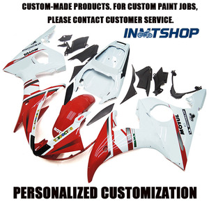 INMTSHOP - Kit de <span class=keywords><strong>Carenado</strong></span> y Carrocería de Plástico para Motocicleta Yamaha YZF <span class=keywords><strong>R6</strong></span> <span class=keywords><strong>2005</strong></span> - Personalización a Medida - Product Image 5