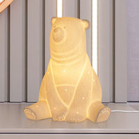 Lampe de table LED réglable en céramique, design moderne et mignon, avec culot E14, idéale pour la lecture des enfants et l'éclairage d'ambiance – Vente en gros