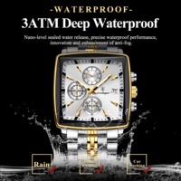 Jam Tangan Pria POEDAGAR 866 Bisnis Mewah, Jarum Bercahaya, Fashion Quartz, Tali Baja Anti Karat, Tahan Air, Reloj Montre