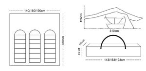 Vente en gros d'usine personnalisée tente de toit en Oxford pliable à couverture souple pour voiture <span class=keywords><strong>camping</strong></span> en plein air - Product Image 5