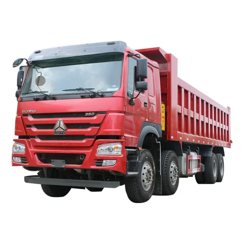 Caminhão grande Sinotruk Howo 8x4 de 50 toneladas, caminhão industrial, reboque, trator, caminhão pesado em estoque