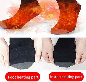 Rechargeable Electric Washable Heating Thermal <b>Sock</b> Winter Cotton <b>Socks</b> Heated <b>Socks</b> for Outdoor Hiking Skiing - Product Image 4