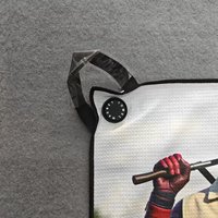 Serviette d'accessoires de golf personnalisable pour sports de plein air Serviette de golf gaufrée magnétique en microfibre à sublimation avec aimant
