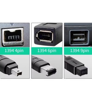สายเคเบิล <span class=keywords><strong>FireWire</strong></span> 800 - <span class=keywords><strong>FireWire</strong></span> <span class=keywords><strong>400</strong></span> แบบ 9 พิน ต่อ 9 พิน, 6 พิน, 4 พิน และ 6 พิน ต่อ 4 พิน แบบ ILink IEEE 1394B - Product Image 6