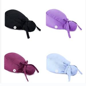 Giảm Giá Sốc Mũ Y Tá In Họa Tiết Màu Trơn Tùy Chỉnh Mũ Chà Y Tế Miễn Phí Kích Thước Cho Người Lớn Unisex - Product Image 2