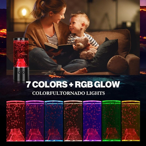Lampe LED volcanique éclatante, lumière d'ambiance volcanique multicolore, lampe d'ambiance originale, cadeaux lumineux, cadeau de Noël, jouet de bureau - Product Image 5