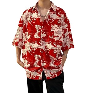 เสื้อเชิ้ตฮาวายผู้ชาย OEM/ODM แขนสั้นสำหรับฤดูร้อน คุณภาพสูง เสื้อเชิ้ตฮาวายสำหรับวันหยุด - Product Image 6