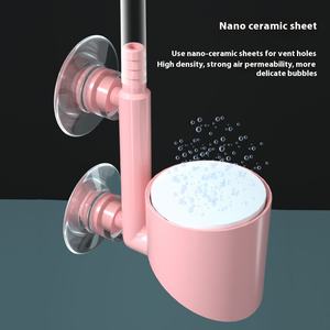 Pompe à oxygène pour aquarium, accessoire de pompe à bulles nano, raffineur d'air, pierre à bulles dense - Product Image 3