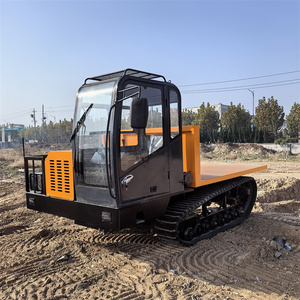 รถบรรทุกตีนตะขาบจีน 6 ตัน 8 10 ตัน รถดัมพ์ตีนยาง - Product Image 4