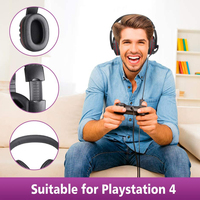 Casque de Gaming filaire, 3.5mm, 10 pièces, avec Microphone, contrôle de Volume, pour Ps5 Ps4 Xbox One Switch