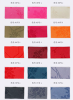 Tissu jacquard floral en soie imitée 100 g/m², tissu tissé doux et brillant pour robe