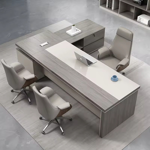 Executive Corner Desk L Shaped Wooden CEO Luxury Office Furniture Executive Office Desk <strong>Mesa</strong> Para Escritrio Office <strong>Table</strong> - Product Image 2