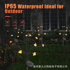 Luces Solares de Jardín LED con Diseño de Abeja, Lámpara Decorativa para Caminos Exteriores, Resistente al Agua, Garantía de 2 Años - Product Image 3