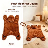 Fabricant de tapis en peluche 3D personnalisés en gros, tapis de sol écologiques à thème anime pour la chambre à coucher, le salon, la décoration de la maison