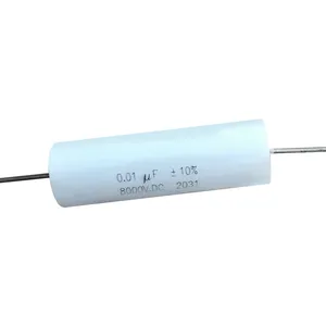 Condensador de película de voltaje Ultra alto, 0,01 UF, 8000V, CC, 8000V, 50x16MM, alta frecuencia