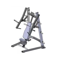 Appareil de musculation professionnel Iso-Lateral à charge libre pour press à la poitrine inclinée assise, en acier, usage commercial sécurisé