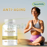 Complément alimentaire Healthife pour femmes et hommes I II III V X Multi Collagen Complex Capsules 1500mg Collagen Complex Capsule