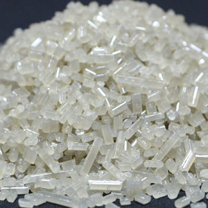 Matériau EPS blanc recyclé, matière première pour panneaux en polystyrène extrudé, particules de mousse recyclées, particules de polystyrène - Product Image 1