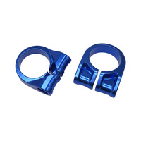 High-precision Cutting Blue Anodized Shiny Polish Turning Parts Milling Aluminum Precision Cnc Machining Parts