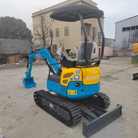 KUBOTA U17 U15 U27 U35 Excavadoras de tamaño pequeño 1,7 toneladas 2 toneladas 2,7 toneladas 3,5 toneladas Excavadoras de segunda mano Excavadoras sobre orugas en venta