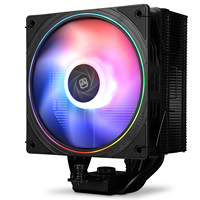 Refroidisseur de processeur Thermalright AS120 EVO ARGB, hauteur 156 mm, 4 caloducs HDT, tour noire, synchronisation d'éclairage ARGB