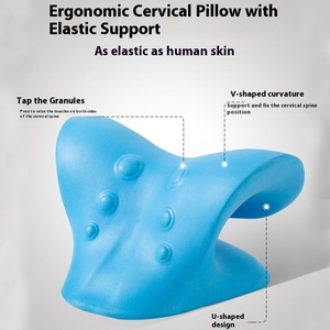 Dispositivo de Tracción Cervical en Forma de C para el Hogar, Corrector de Acupresión para Dolor de Hombro y Cuello, Suministros de Terapia de Rehabilitación Cervical - Product Image 6