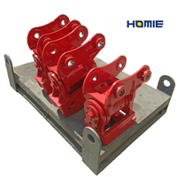 HOMIE ±90 °   Rotateur inclinable hydraulique à attache rapide pour mini-pelle de 1 à 5 tonnes, inclinaison latérale ±90 degrés, attache rapide certifiée CE