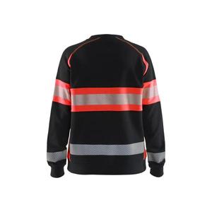 BLAKLADER - 340911589955XXXL Sudadera de mujer Hi-Vis Negro/Rojo-EAN 7330509856451 ROPA DE TRABAJO DE LA HI-VIS - Product Image 2