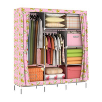 130 Cm Enorme Omvang Non-woven Storage Kast Stof Kast Betaalbare Slaapkamer Garderobe