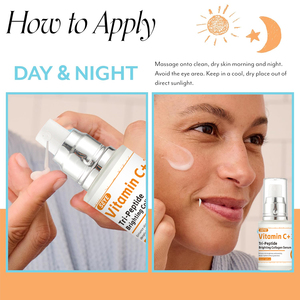 Suero Líquido con Vitamina C + Tri-Péptidos SEYE 15%, Complejo Iluminador + Reforzador de Barrera, Piel Radiante y Firme, Antienvejecimiento para Mujeres, en Botella - Product Image 6