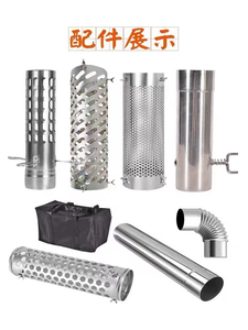 Kit de Accesorios para Estufa de Leña para Tienda de Campaña Ligera para Exteriores, Resistente a Altas Temperaturas y a la Intemperie, Anti-Escaldaduras, para <span class=keywords><strong>Camping</strong></span> y Senderismo, 5g - Product Image 6