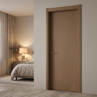 JiangShan MDF PVC-Furnier Laminierte Glatte Holz-Schlafzimmertüren Innenarchitektur-Bilder