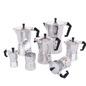 Cafetière Moka <span class=keywords><strong>vintage</strong></span> en alliage d'aluminium de qualité alimentaire, à valve unique, pour la maison et l'extérieur, vente en gros - Product Image 4