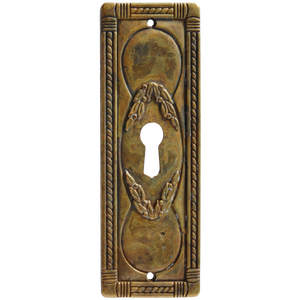 INSERTO DE MUEBLES '5038/A6' VERTICAL 34x96mm-Patinado antiguo - Product Image 1