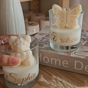 AIKUN Luxury Soy Wax Label Customization Butterfly Creative Scented <b>Candles</b> for Home Decoration Aromatherapy - Product Image 2