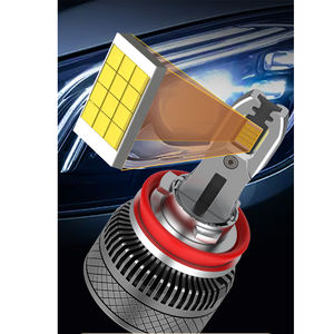 <span class=keywords><strong>2024</strong></span> nouvelle arrivée double faisceau H4 phare LED 120W 12000LM 6500K mise au point d'éclairage avec ventilateurs de haute qualité voiture remplacer ampoule - Product Image 6