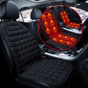 Tappetino riscaldante per seggiolino anteriore sportivo DC12V coprisedile riscaldato decorazione auto in cotone/copertura di modifica - Product Image 6