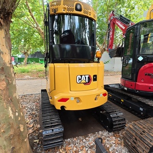 Presque neuf, économe en carburant, puissant, mini-excavateur Caterpillar 303 d'occasion de 3 tonnes pour usage agricole et domestique - Product Image 3