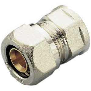 Raccord de compression droit femelle haute pression TIEMME 16x3/4 filetage Bsp en plastique de zinc Ppr HDPE polypropylène lisse - Product Image 2