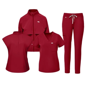 Uniformes Médicos de Moda para Hombre, Manga Larga, Gris Anatomía, Uniformes de Enfermero, Pantalones Deportivos Azul Rey, Conjuntos de Uniformes - Product Image 3