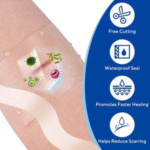 YOJO Apósitos Hidrocoloides de Grado Médico en Rollo, Autoadhesivos, Ultra Absorbentes, Flexibles, Impermeables, Certificados CE, Esterilizados con Óxido de Etileno, Clase I - Product Image 4