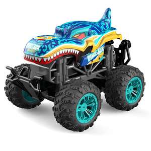 HOSHI-Voiture Tête de Requin Monstre Rotative à 2.4 Degrés pour la Danse, Stunt, 360G RC, avec Lumières, Cadeau Original, 1:18 T-181 - Product Image 2