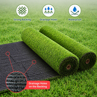 Tapis de gazon synthétique au sol pour petits terrains de football prêt à l'emploi Coût par mètre carré Gazon artificiel en Inde