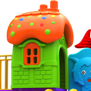 Thương Mại Nhựa Ngoài Trời Trẻ Em Sân Chơi Trượt Để Bán - Product Image 2