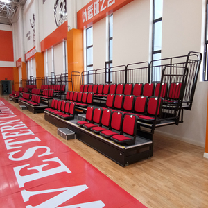 Gradas retráctiles de gimnasio para interiores, asientos plegables de alta calidad - Product Image 1