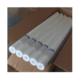 Cartuccia filtro acqua fornitore produttori 10 20 30 40 pollici PP cartuccia filtro soffiato fusione di alta qualità e vantaggi