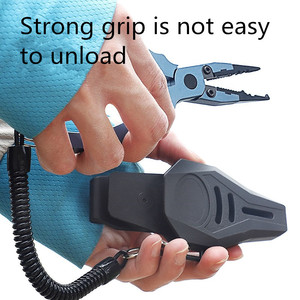 คีมตกปลา คีมถอดเบ็ดแบบยาว คีมตกปลาสแตนเลสขายดีที่สุด พร้อมสายคล้อง - Product Image 4